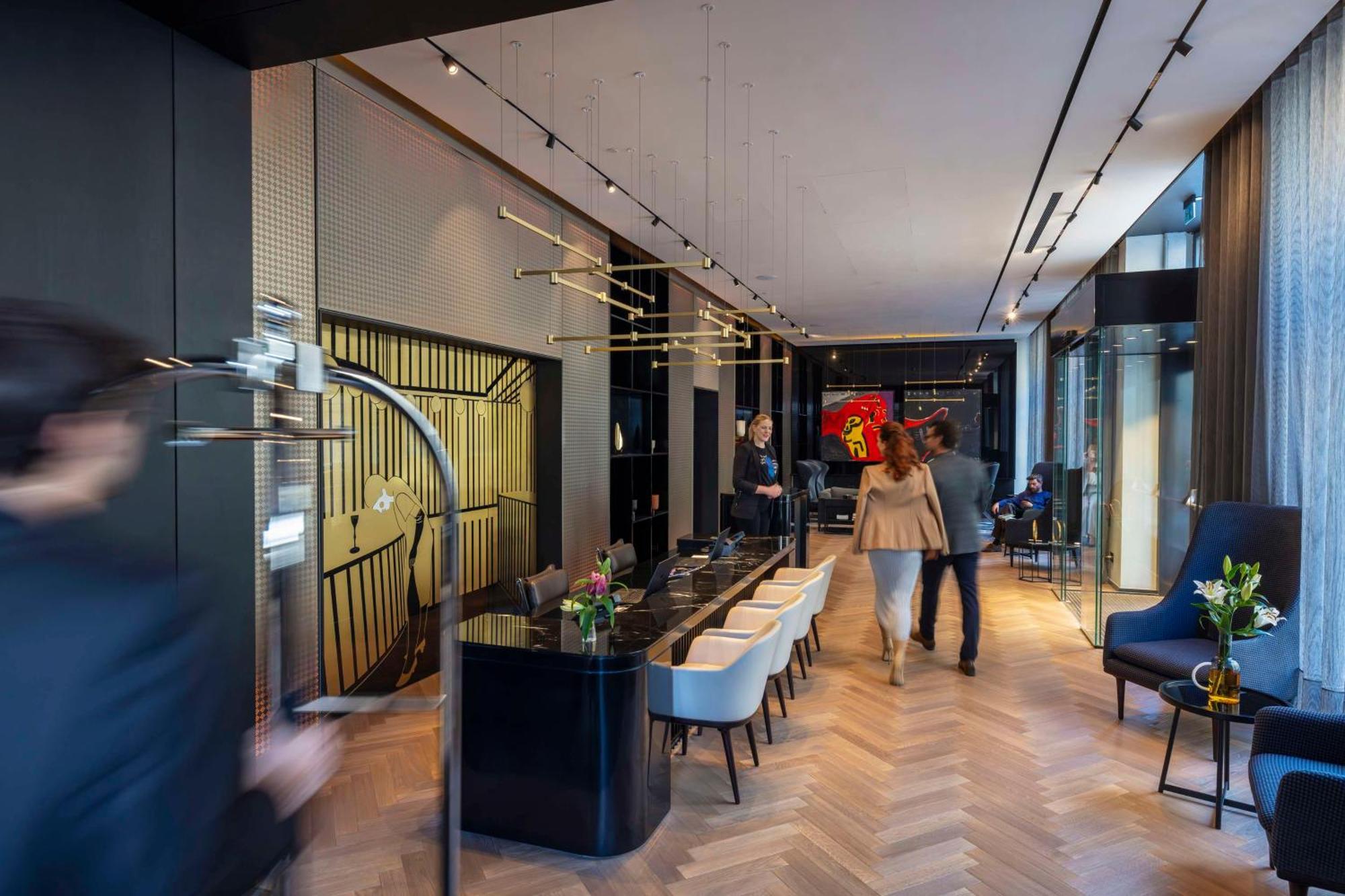 Art'Otel Zagreb, Powered By Radisson Hotels Kültér fotó The interior of the restaurant